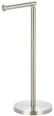 Produktbild von MSV Toilettenpapierhalter Behalter - Metall - silber - 54 cm