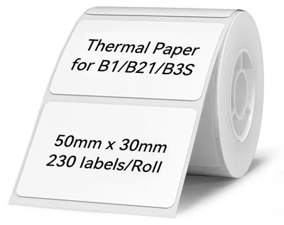 Produktbild von NiiMbot Etiketten Rolle Weiß 230 St. A2A88358101