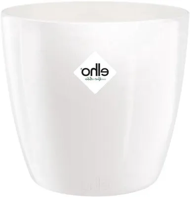 Obrázek produktu pro Kulatý květináč 25 cm, bílý, vnitřní