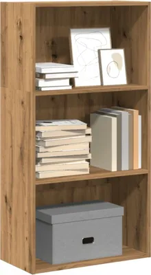 Obrázok produktu pre Maison Exclusive - Knižnica Artisan z dubového dreva 60x30x114 cm Drevený materiál