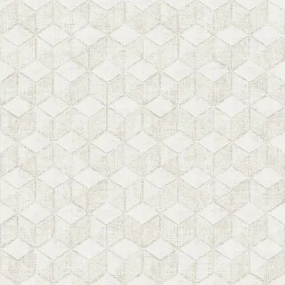 Produktbild von Vliestapete 3D Optik Quadrat Creme Weiss Ugepa Vlies Tapete