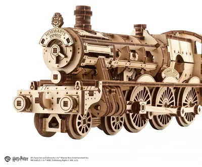 Image de Puzzle 3D, Express de Poudlard, Ugears, bois, 504 pièces