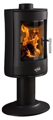 Immagine prodotto di Stufa a legna nera da 8,5kw Godin 388145ANTH