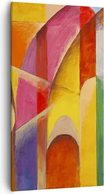 Produktbild von Bild auf Leinwand - Leinwandbild - Abstraktion modern - 55x100cm - Wand Bild - Wanddeko - Leinwanddruck - Bilder - Kunstdruck - Wanddekoration - Leinwand bilder - Wandkunst - PA55x100-3619