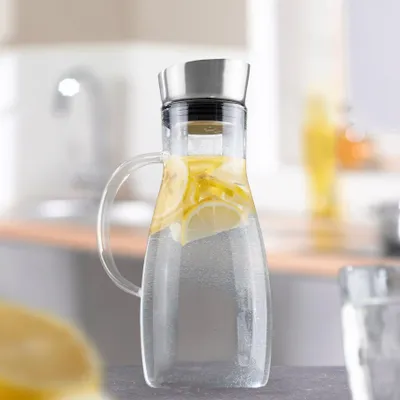 Produktbild von Wasserkaraffe Karaffe mit Henkel 1,2 l mit Ausgießer