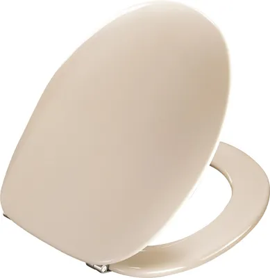 Produktbild von Pressalit WC-Sitz 2000 Duroplast, mit Edelstahl-Scharnieren beige