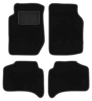 Image de Tapis de sol en moquette pour Kia Sportage I 1995-2004 (SUV) – jeu 4 pièces, noirs, sur mesure – Wielganizator LUX