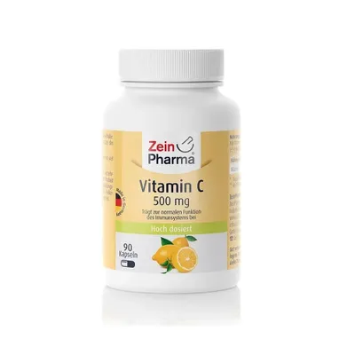 Obrázek produktu pro Zein Pharma vitamín C, 500 mg, 90 kapslí 13793