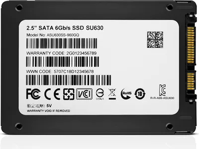 Zdjęcie produktu dla ADATA ULTIMATE SU630, 960 GB, 2.5", 520 MB/s, 6 Gbit/s