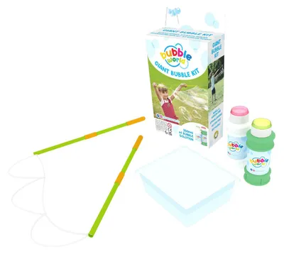 Produktbild von Seifenblasen-Set zum Herstellen riesiger Seifenblasen - inkl. Blasengebläse