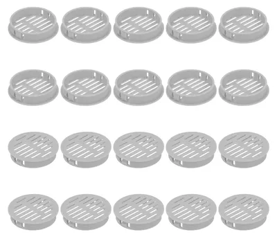 Produktbild von Solidchoice – Set mit 30 runden Lüftungsgitter für Badezimmer und Küche