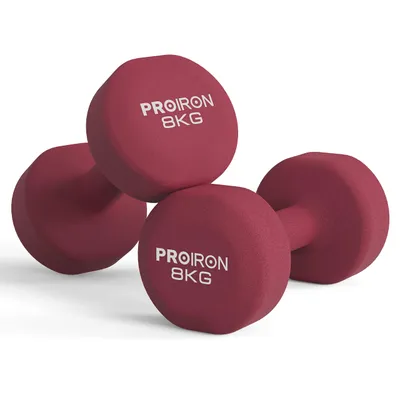 Zdjęcie produktu dla PROIRON hantle neoprenowe zestaw 2x 8 kg