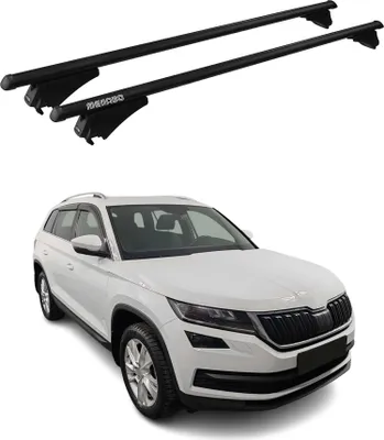 Immagine prodotto di Barre portatutto trasversali Tiger per Skoda Kodiaq 2017-2025, nero