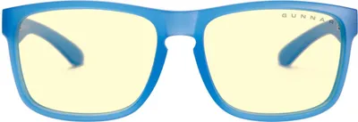 Produktbild von GUNNAR Gaming- und Computerbrille | Intercept, Rahmenfarbe: Pop Cobalt, Glastönung: Amber (blockiert 65 % des blauen Lichts und 100 % UV) | Blaulichtfilter | Patentierte Gläser