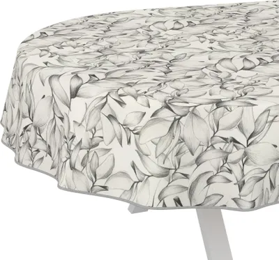 Produktbild von Tischdecke Selene-Maritim Weiß Oval 280x140cm Band