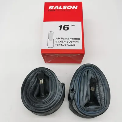 Produktbild von Ralson 2x Schlauch 16 Zoll | AV Ventil | 16 x 1.75/2.125 | 47/57-305 | Fahrrad Anhänger