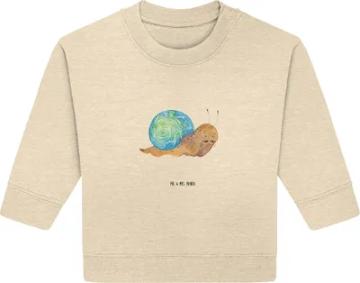 Produktbild von Mr. & Mrs. Panda Organic Baby Pullover Schnecke Sir 6. - 12. Monat - Natural Raw - Geschenk, Lebenszeit, Schnecken, Bullover, Weisheit, Lustige Sprüche, Lebenseinstellung