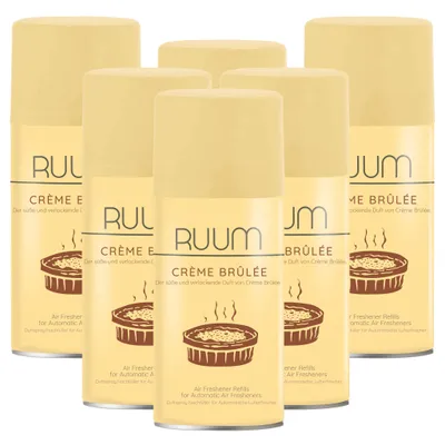 Produktbild von Ruum Lufterfrischer Nachfüller (250ml 6er Pack) Creme Brulee