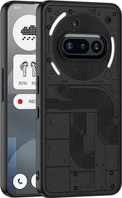 Immagine prodotto di Per Nothing Phone 3a GKK Skin Feel Design Custodia protettiva in Pelle finta / TPU Nero