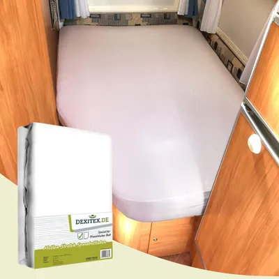 Obrázek produktu pro Moltonový chránič matrace, 100% bavlna, rozměry 130x200 cm, vhodný pro francouzské postele