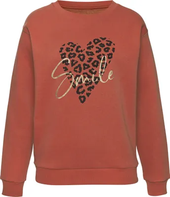 Produktbild von LASCANA Sweatshirt rotbraun Größe 48/50
