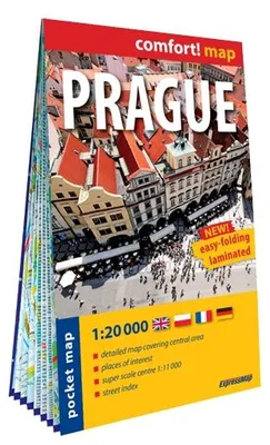 Immagine prodotto di Pianta della città di Praga laminata tascabile 1:20 000