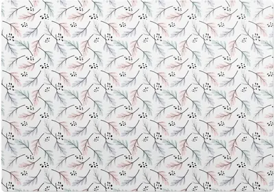 Produktbild von Pastellblattmuster – Bodenschutzmatte – Rutschfest – Schutzmatte für Büro – Vinylmatte – Stuhlunterlage  –100 x 70 cm