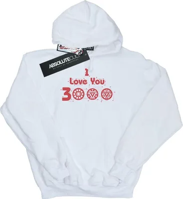 Produktbild von Marvel - "Avengers Endgame I Love You 3000" Kapuzenpullover für Damen BI2722 (L) (Weiß)