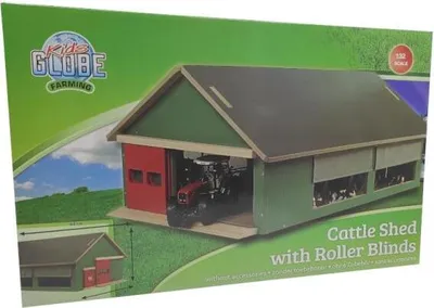 Obrázek produktu pro Kids Globe Farming stáj pro koně dřevěná 64x42x265cm 1:32 v krabičce
