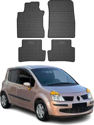 Immagine prodotto di 2004-2012 Renault Modus tappetini in gomma nera 4 pz