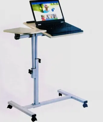 Produktbild von Weinberger Laptopständer Beistelltisch rollbar Klapptisch Lesetisch Betttisch Stehtisch