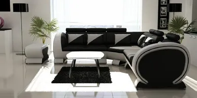 Image de Designer Ecksofa Wohnlandschaft Couch Sofa Polster Garnitur Lounge Sofas Couchen