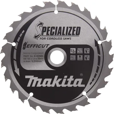 Produktbild von Makita B-62985 EFFICUT Sägeb.165x20x25Z