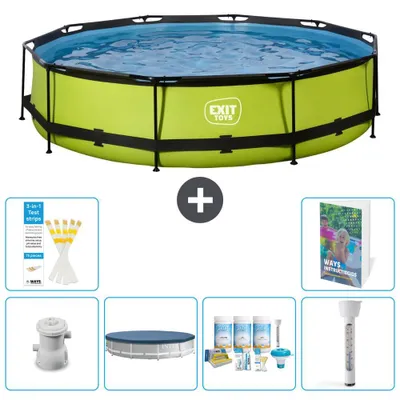 Imagen del producto de Conjunto de piscina inflable "Exit Pool Rund" - 360x76 cm - 5 piezas - Modelo S226