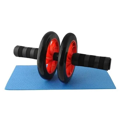 Produktbild von Bauchtrainer Doppel Ab Roller Fitness Rad mit rutschfesten Griffen Core Training - AbTrainer