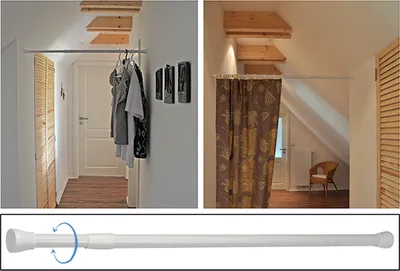 Produktbild von Premium Multifunktionale Duschstange – 140 bis 260 cm