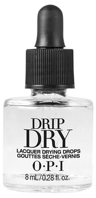 Produktbild von OPI DripDry Lacquer Drying Drops – trocknen Nagellack in 60 Sekunden – Nagellack Schnelltrockner-Tropfen mit pflegendem Jojobaöl und Vitamin E – 8 ml