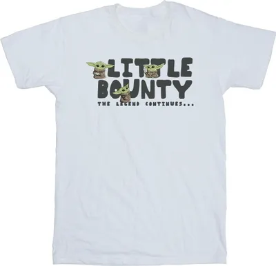 Produktbild von Star Wars The Mandalorian - "Little Bounty Hunter" T-Shirt für Herren BI47314 (XL) (Weiß)