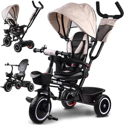 Zdjęcie produktu dla Rowerek trójkołowy Tiny Bike 3w1 z daszkiem SP0650