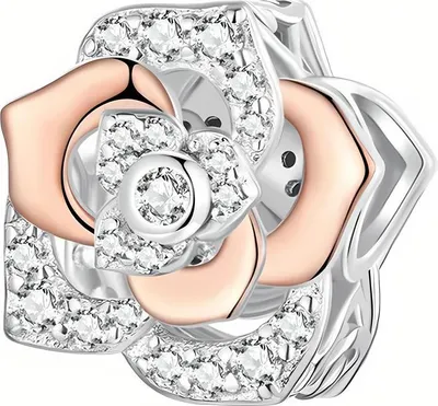 Zdjęcie produktu dla Charms do PandoraZawieszka Charms Róża Rose Gold Charmsy Trusky