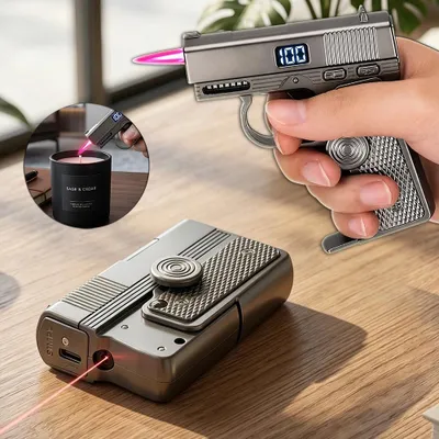 Produktbild von Fidget Spinner Feuerzeug Winddichtes Gasfeuerzeug Sturmfeuerzeug USB Feuerzeug