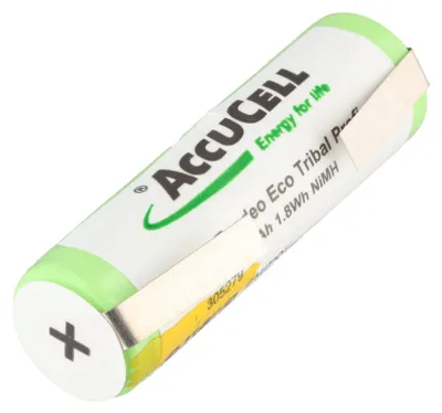 Produktbild von NiMH AkkuPack 2,4 Volt, 750mAh, 47,7x14,5mm für Zahnbürsten