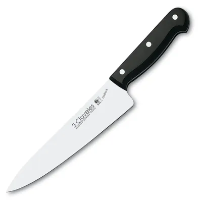 Küchenmesser 20 cm, rostfreier Stahl, geschmiedet, POM-Griff