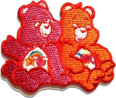 Produktbild von Glücksbärchen Bär Tier - Aufnäher, Bügelbild, Aufbügler, Applikationen, Patches, Flicken, Zum Aufbügeln, Größe: 8,2 x 6,7 cm