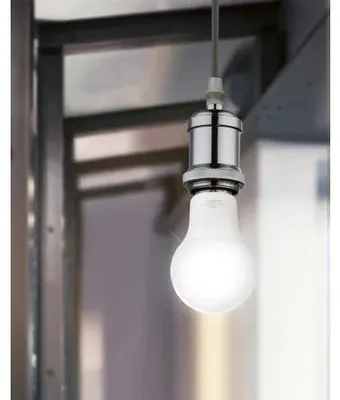 Imagen del producto de Fuente de luz LED - Blanco - Vidrio opal - Plástico - Casquillo E27