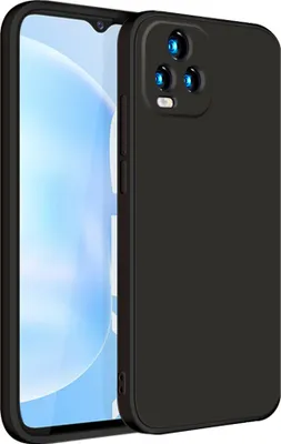 Produktbild von VIVO S7 Hülle, LaimTop Slim Liquid Silikon Gel Gummi Schutzhülle für VIVO S7 Schwarz