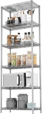 Produktbild von Metallregal 6 Böden - 150 kg Tragkraft