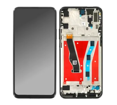 Produktbild von OEM - LCD Display Touchscreen Bildschirm Rahmen Schwarz für Huawei P Smart Z