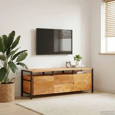 Obrázek produktu pro vidaXL Úložné skříně hnědé 110 x 30 x 40 cm z masivního mangového dřeva