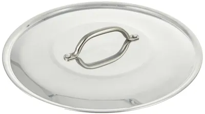 Produktbild von Pentole Agnelli Deckel aus Aluminium mit Griff aus Edelstahl, Silber 30 cm Silbe